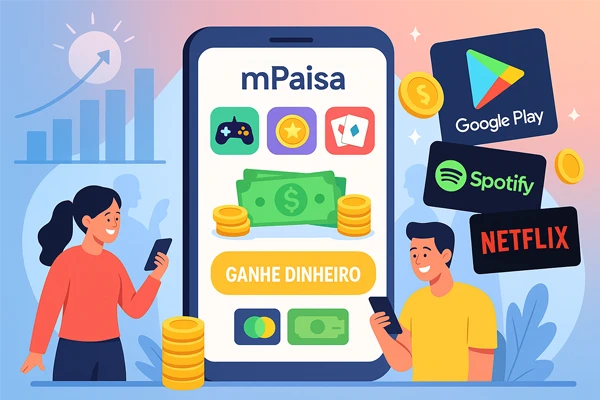 mPaisa: app para ganhar dinheiro jogando e respondendo tarefas