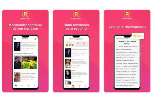 App para recompensas: Readward, leia e ganhe moedas