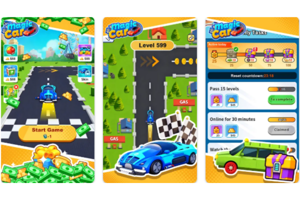 Jogo para ganhar dinheiro de verdade – Magic Car (Guia Completo e Atualizado)