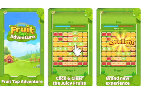 Fruit Tap Adventure: jogo para ganhar dinheiro de verdade