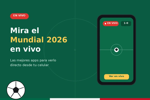 Aplicaciones para ver el Mundial 2026 en vivo y gratis desde tu celular